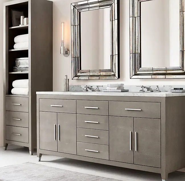 RESTORATION HARDWARE BATHROOM MIRRORS